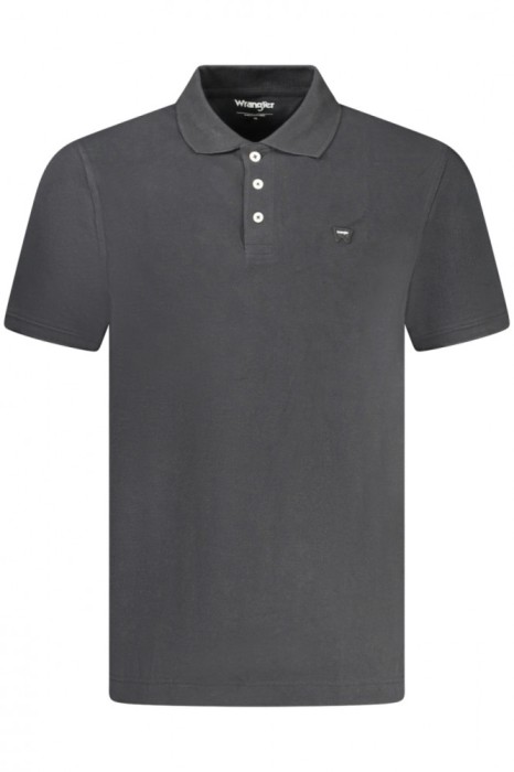 Tricou polo barbati, cu mini logo brodat, Regular fit, Negru, S