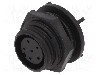 Conector circular, mama, 6 pini, BULGIN - PX0413/06S/PC