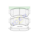 Set placute frana Icer 181868, parte montare : Punte Fata