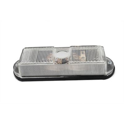 Lampa gabarit auto BestAutoVest 12V/ 24V dreptunghiulara Alba, 125x45x28mm , 1 buc. Kft Auto foto