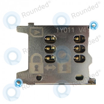 Nokia 200 Asha Cititor de carduri de memorie, conector card Piesa de schimb neagra 1Y011 V4