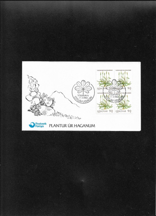 Insulele Feroe FDC 1980