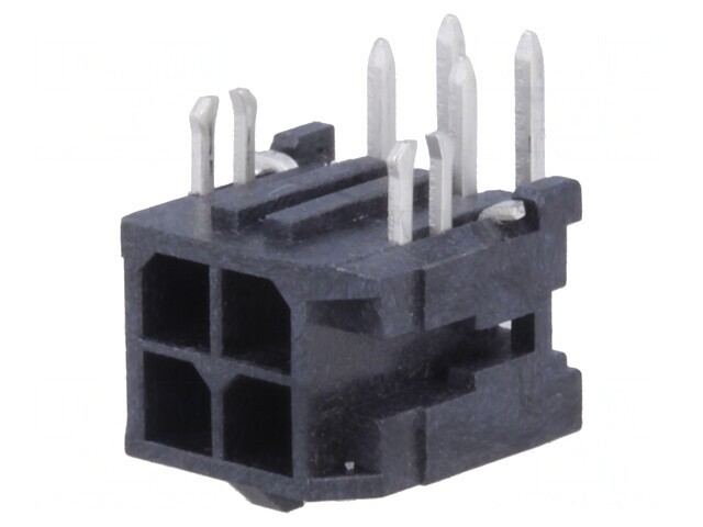 Soclu cablu-placă Micro-Fit 3.0 3mm 4 PIN THT aurit 5A