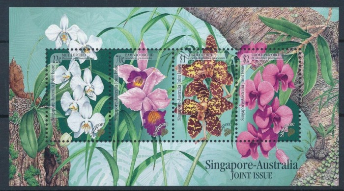 SINGAPORE 1998, Flora, bloc neuzat, MNH