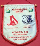 Fanion de protocol-oficial - meci fotbal DINAMO BUCURESTI - FARUL CONSTANTA (sezonul 2026/2027 / 20.09.2026)