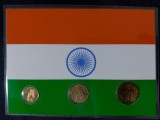 Seria completata monede - India 1988-1995, 3 monede, Asia