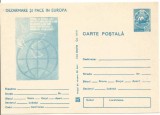 Carte postala -DEZARMARE SI PACE, Circulata, Printata