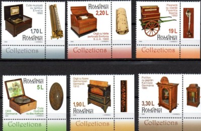 ROMANIA 2020, Colecții rom&amp;acirc;nești. Cutii muzicale, MNH, 2303 foto