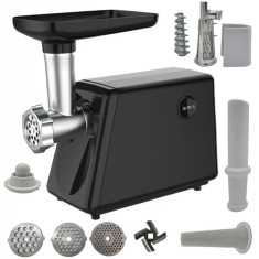 MASINA de tocat carne 3500w electrica PROFESIONALA , 4 IN 1 NEGRU LUCIOS CAMPION CMP1671