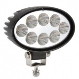 Proiector LED 24W, 8 LED-uri, 2280 Lumeni, IP67, 10-30V, Auto, Jeep, Barca, Bicicleta, Camion, Negru