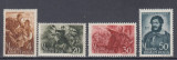 UNGARIA 1944 LAJOS KOSSUTH - 50 ANI DE LA MOARTE SERIE MNH, Nestampilat