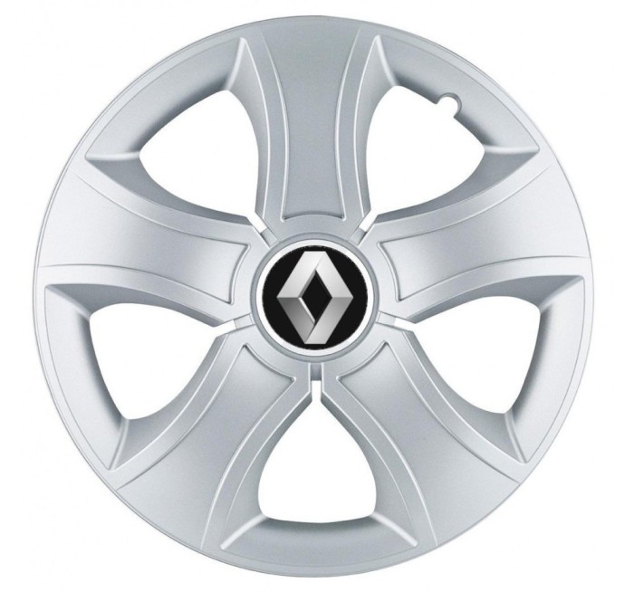 Set 4 Capace Roti Bis Gri R14, pentru Renault