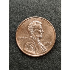 B 11 Moneda 1 Cent SUA 1999 D