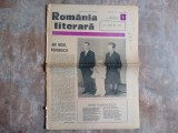 ZIARUL ROMANIA LITERARA , Anul XX, Nr. 1 joi 1 ianuarie 1987
