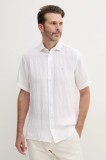 Hackett London cămașă de in culoarea alb, cu guler clasic, regular, HM3010245