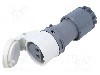 Conector alimentare AC, IEC 60309, IP44, 32A, 24/42V DC, 2 pini, PCE - 292-10V