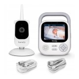 Video monitor, Lionelo, Babyline 3.2, Full HD, Comunicare bidirectionala, 2.8 inch, Cu sunete si mod de noapte, Cu 5 niveluri de