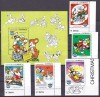 Dominica 1984 Disney Craciun MI 894-898 + bl. 95 MNH, Nestampilat