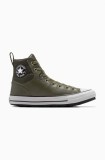 Converse tenisi Chuck Taylor All Star Berkshire Boot barbati, culoarea verde, A08563C