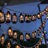 Ghirlanda Luminoasa 10m, 10 Becuri LED Alb Cald, 3 Modele, IP44, Exterior/Interior, 220V, Interconectabila
