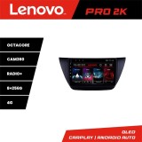 Navigatie Android Lenovo QLED 2K pentru Mitsubishi Lancer 2001-2007, 8+256GB