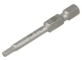Capăt de șurubelniță imbus HEX 3mm - Lungime 50mm