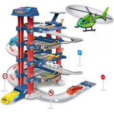 Set Parcare etajata cu heliport si masinute incluse