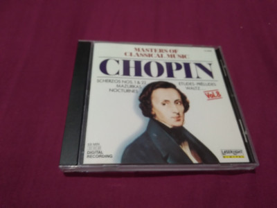 CD CHOPIN MASTERS OF CLASSICAL MUSIC VOL 8 ORIGINAL foto