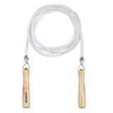 Coarda de sarit cu manere din lemn, 2.8 m, Alba, CMCLASS