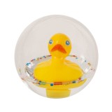 Bila cu ratusca, jucarie pentru baie copii, Galben, ATU-089024, 6-9 luni, Oem