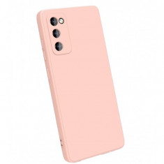 Husa Liquid soft touch compatibila cu Samsung Galaxy S20 FE, Baby Pink, ALC