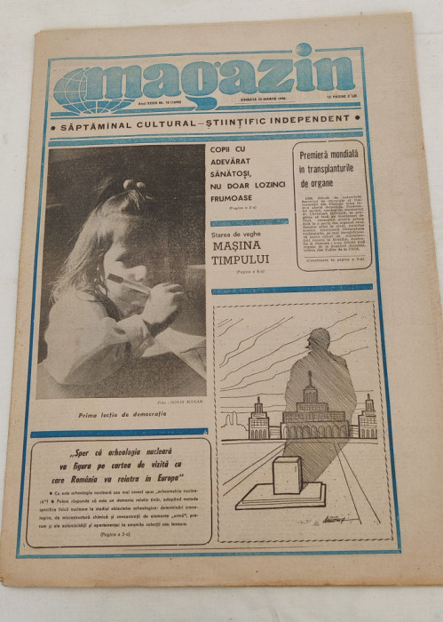 Ziarul MAGAZIN (10 martie 1990) serie nouă Nr. 10