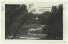 cp Bucuresti : Parcul Carol - circulata 1927, timbre foto