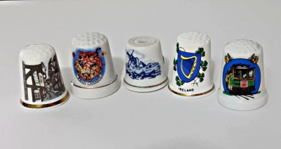 5 degetare de colectie din porțelan * lotul nr. 8 foto