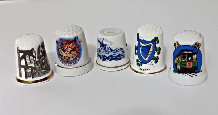 5 degetare de colectie din porțelan * lotul nr. 8