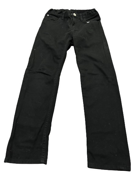 Pantaloni lungi, culoarea negru , varsta 7-8 ani