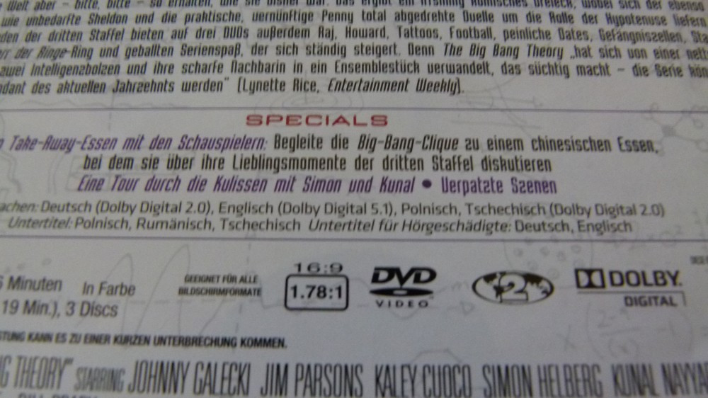 The big bang theory - season 3, DVD, Comedie, Romana | Okazii.ro