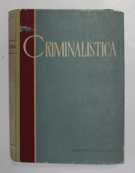 CRIMINALISTICA-S.A. GOLUNSKI 1961