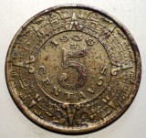 B.492 MEXIC 5 CENTAVOS 1936 M