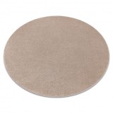 Covor SOFTY cerc culoare, solidă bej, cerc 200 cm