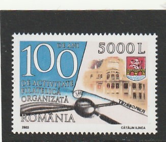 ROMANIA 2003 LP 1615 ZIUA MARCII POSTALE ROMANESTI SERIE MNHNESTAMPILATA foto
