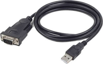 CABLU USB GEMBIRD adaptor, USB 2.0 (T) la Serial DB9M (9-pin)(RS232)(T), 1.5m, foto