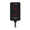 Incarcator Wireless, Emeszon&reg;, 10W, 2A, Quick Charge 3.0, Receiver Wireless Type C, USB C, incarcare rapida telefoane, negru
