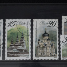 TS23 - Timbre serie Polonia - 1984 biserici