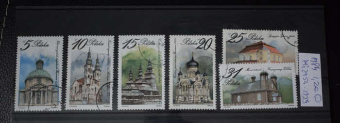 TS23 - Timbre serie Polonia - 1984 biserici