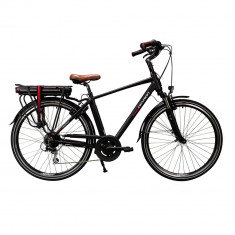 Bicicleta Electrica Devron 28221 - 28 Inch, L, Negru foto