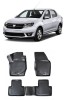 Covorase Auto Cauciuc Umbrella Dacia Logan 2 II Sedan 2012-2020 TPE Premium Bordura 3cm Impermeabile