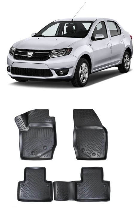 Set Covorase Auto Cauciuc Umbrella Pentru Dacia Logan II Sedan 2012-2020