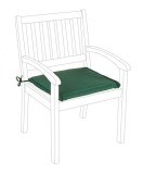 Cumpara ieftin Perna scaun textil verde 49x52x3 cm