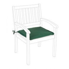Perna scaun textil verde 49x52x3 cm